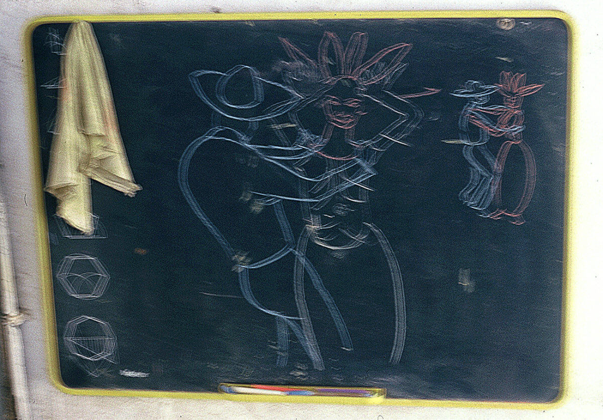 Blackboard 21, photography, 2001
