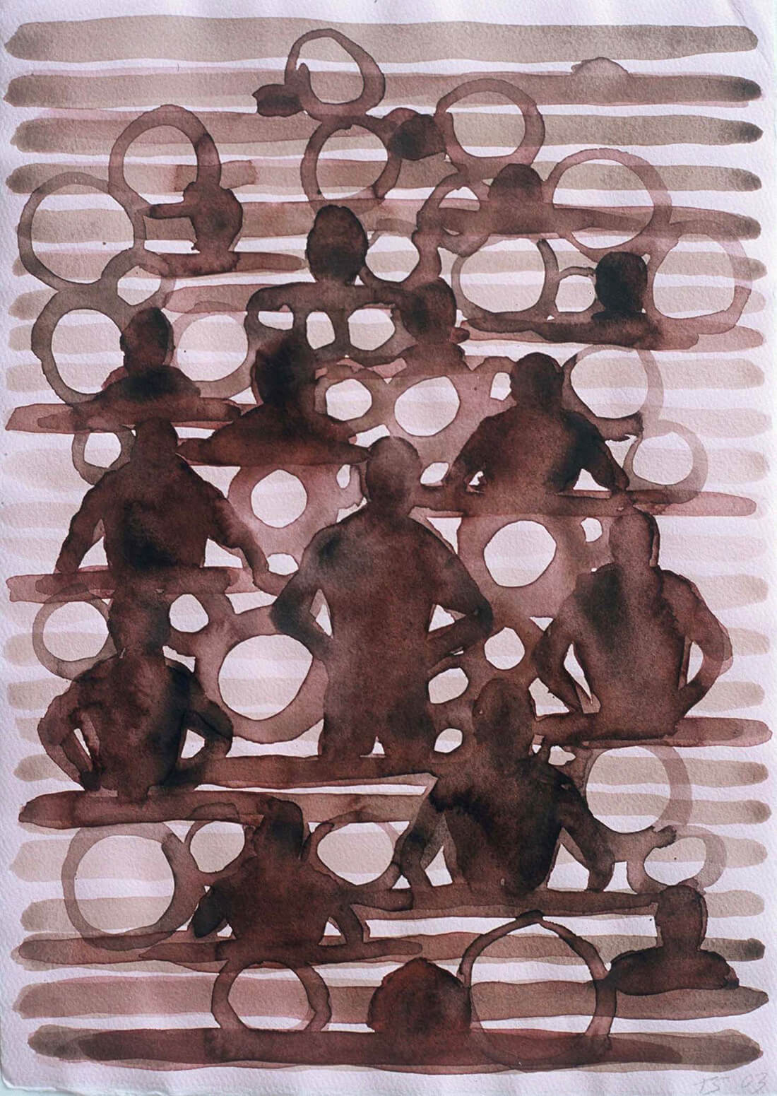 untitled (lichtjes), 30 x 23 cm, watercolour, 2004