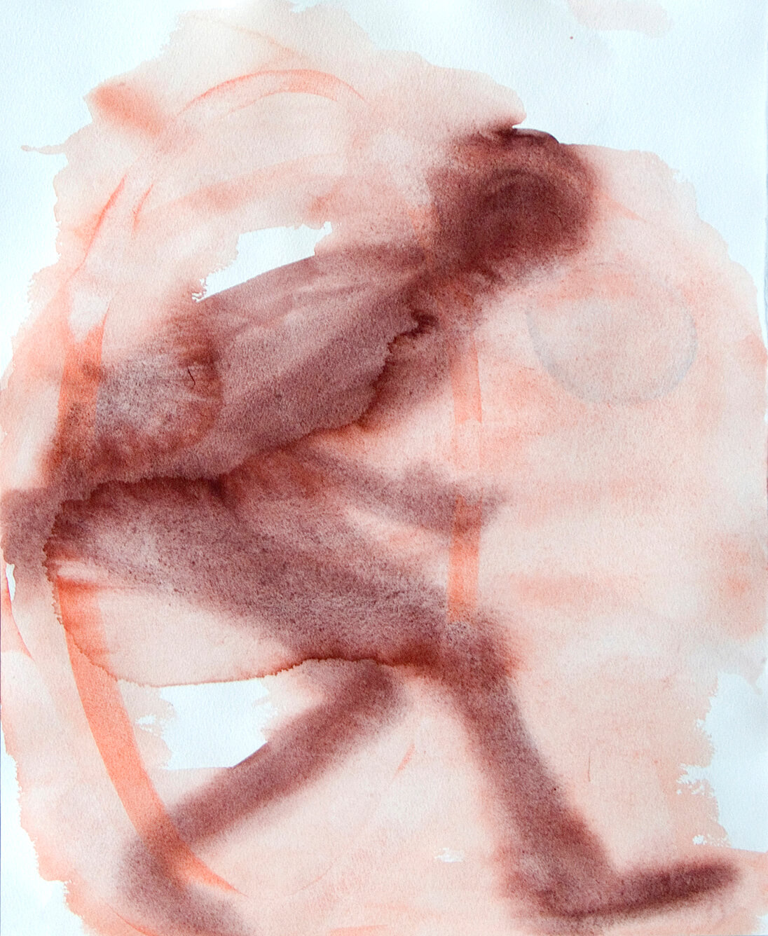 untitled (hoop man), 42 x 33 cm, watercolour, 2008