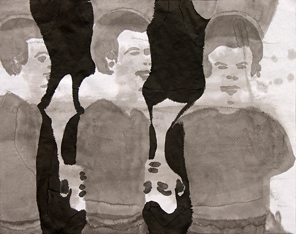 untitled (boys´n girls) 35.5 x 47 cm, ink on paper, 2012
